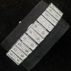 MISSFOX Ice Out Square Watch for Men