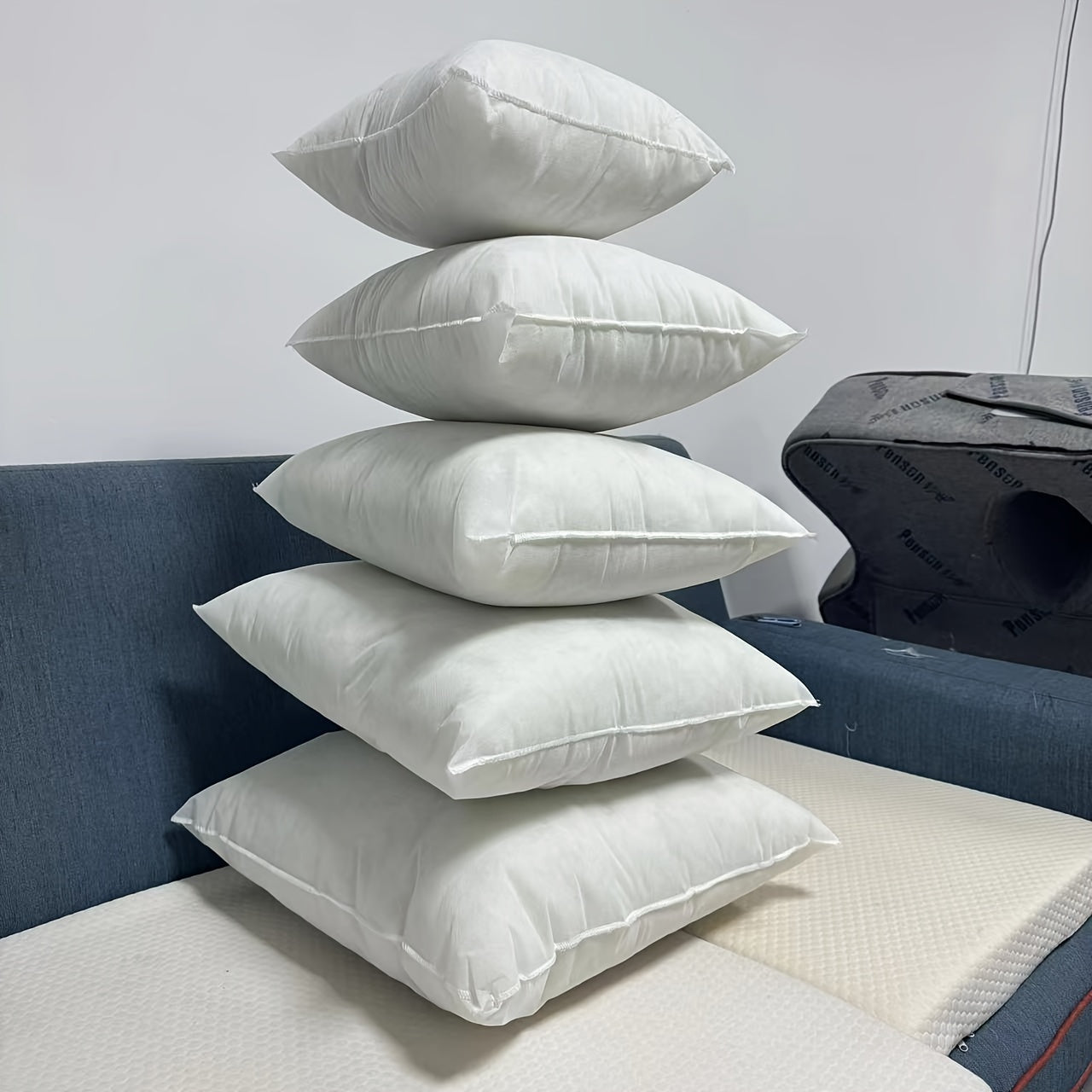 CozyNest Cushions - Luxurious Filling for Sofa and Bed (2 Pieces)