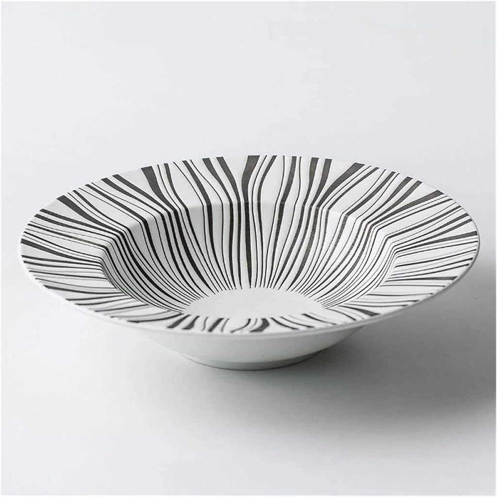 Elegant Ceramic Deep Plates for Pasta, Soup, and Salads