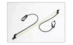 Portable Pilates training device with resistance bands