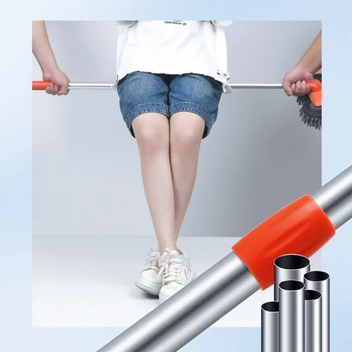Retractable double-layer car wash brush