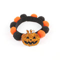 Halloween Pet Collar – Adjustable Dog and Cat Neck with Pumpkin and Skull Designs