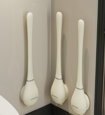 Modern flexible silicone toilet brush