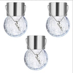 Multicolor Crackle Glass Hanging Solar Light
