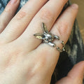 Women’s Vintage Cat Ring | Adjustable Animal Knuckle Band | Zinc Alloy Fashion Jewelry for Daily & Party Wear