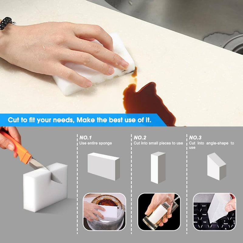 High-Density Melamine Cleaning Sponges