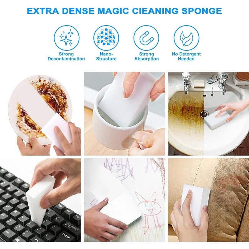 High-Density Melamine Cleaning Sponges