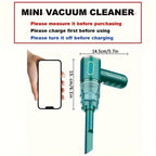 PowerClean - Portable USB Rechargeable Vacuum Cleaner for Car and Home