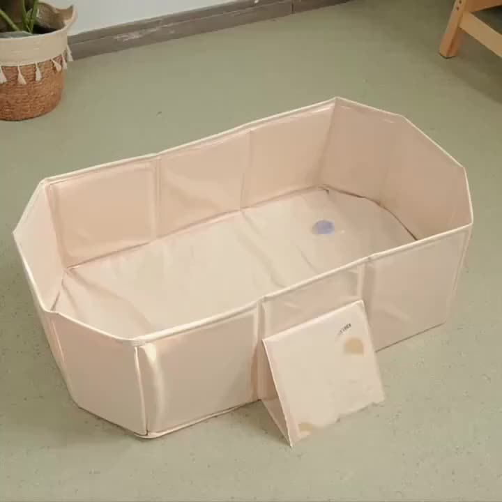 AquaLounge Folding Bathtub | PVC | For 1–3 People | With Shelves & Quick Fill System