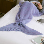 Warm and soft mermaid fabric