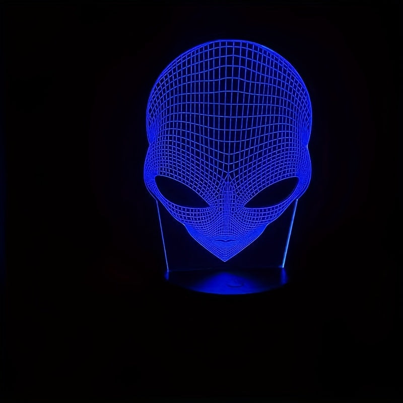 AstroLight – 3D-alien lamp with LED color lighting and touch control
