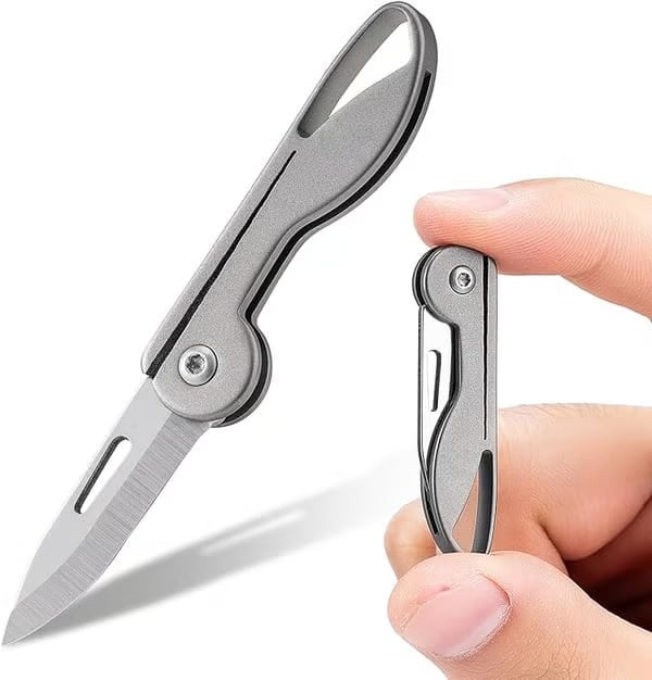 Folding Pocket Knife with 7Cr17MoV Steel Blade, 6 g