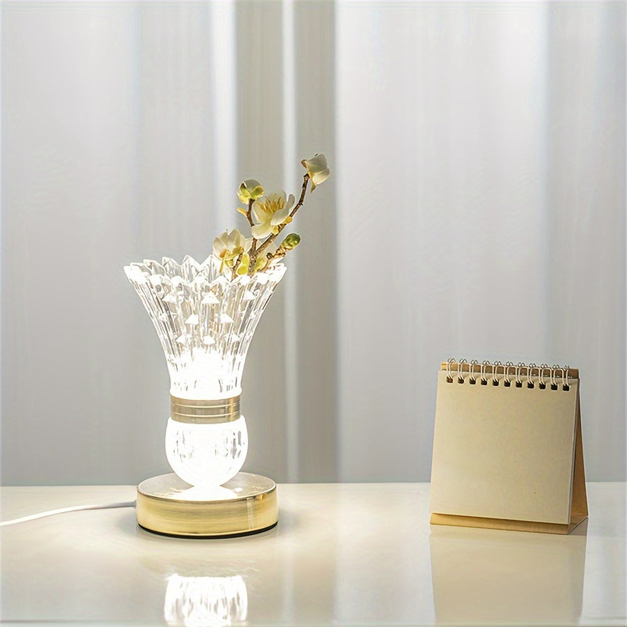 VaseLight - LED Crystal Table Lamp with Dimmable Atmosphere