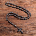 Orion Spiritual Necklace with Tiger Eye & Lapis Lazuli – Men's Rosary