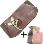 WarmCush – Reusable Plush Hot Water Bottle with Hip Cushion