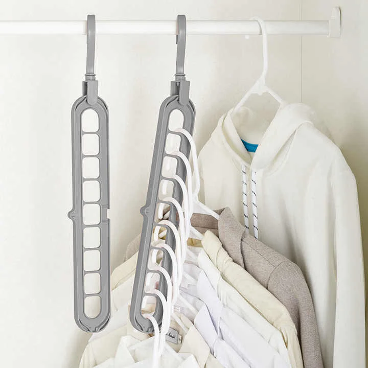9 in 1 Wonder Hook Turbo — Finally order, space, and stress-free mornings in the wardrobe! (5 pieces)
