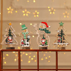 Christmas Day Wooden Bar Decoration Decorations