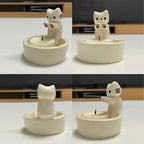 CharmingCat - Playful Resin Candle Drawer for Organization