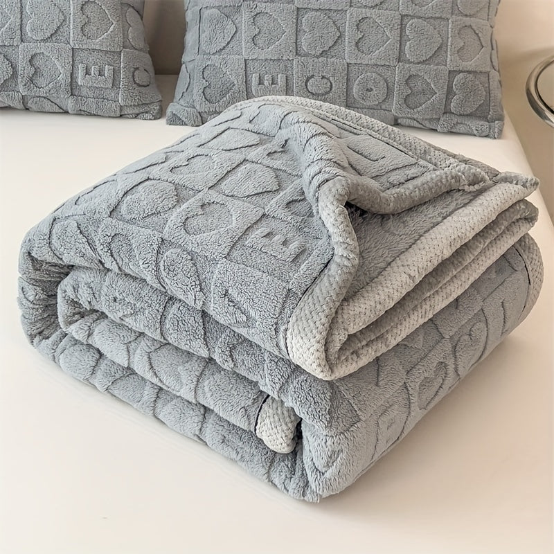 CozyCoral – Luxury Fleece Blanket for All Seasons