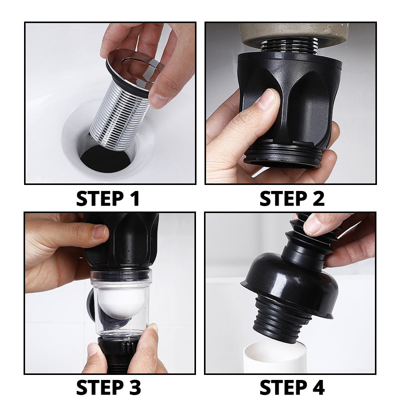 Telescopic drain pipe against odor