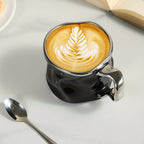 CreArt Mug – Handmade Ceramic Coffee Mug with Unique Crinkled Design