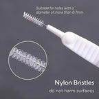 Precision Cleaning Brush Set | 30-Pack | Nylon Bristles with PP Handle | Multi-Surface Use