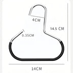 Open-Ring Closet Hangers for Scarves, Hats & Accessories