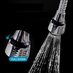 AquaFlex Steel – Stainless Steel Faucet Extension with 360° Rotation & Water Saving Function