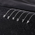 Shiny Alphabet Earrings