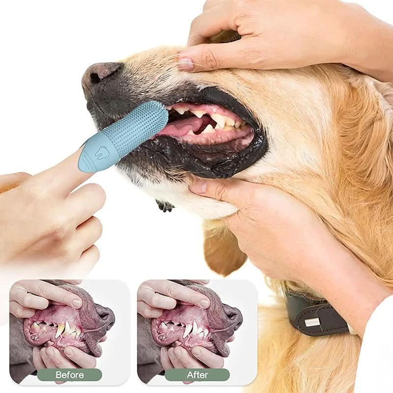 360° Finger Toothbrush for Dogs & Cats