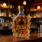 The Dazzling Legend Of Zelda 38th Anniversary 1987-2025 Whisky Bottle - A Masterpiece in Crystal & Spirit