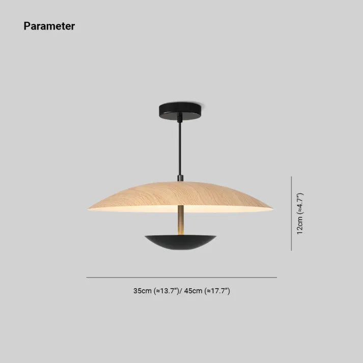 Pendant Light Modern Two-Tone Design Ø35 and Ø45 cm