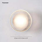 Metal Wall Lamp Small Modern Bowl-shaped Design