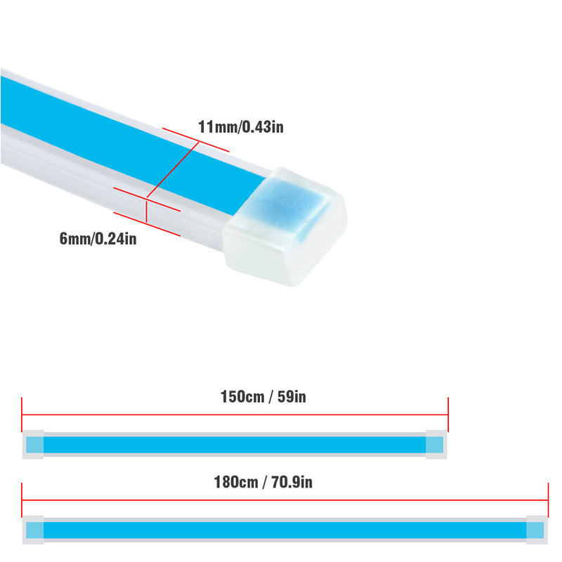Dynamic Car Mudguard LED Strip