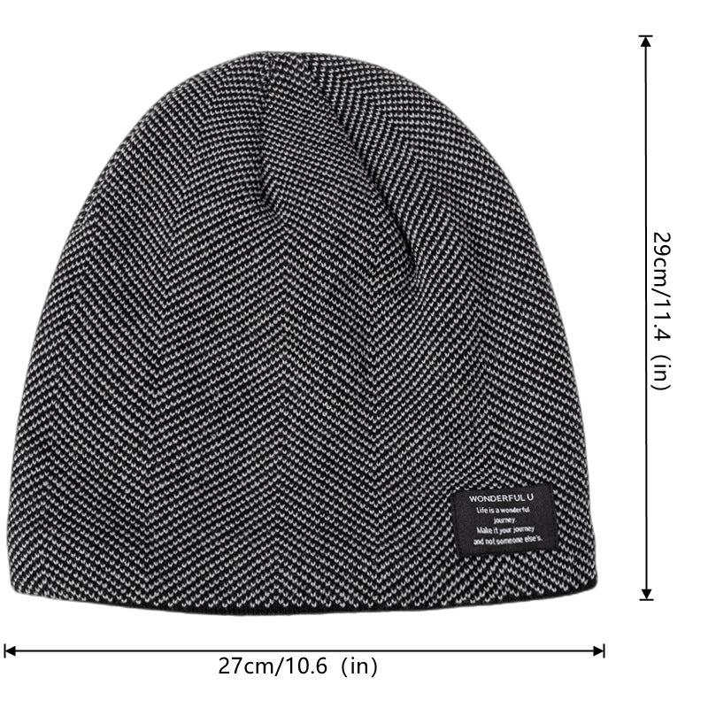 Winter Outdoor Fleece Knitted Hat