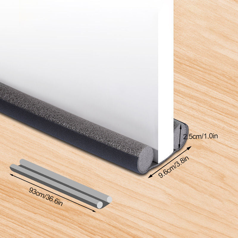 Sound and dustproof door bottom seal