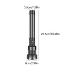 Tactical rechargeable laser LED flashlight