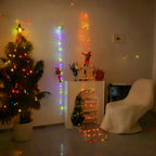 Christmas Lights Climbing Santa Ladder Display
