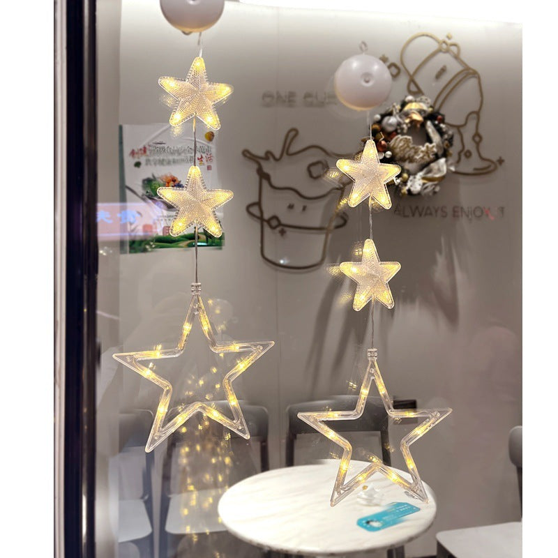 Christmas Window Lighting with Suction Cup