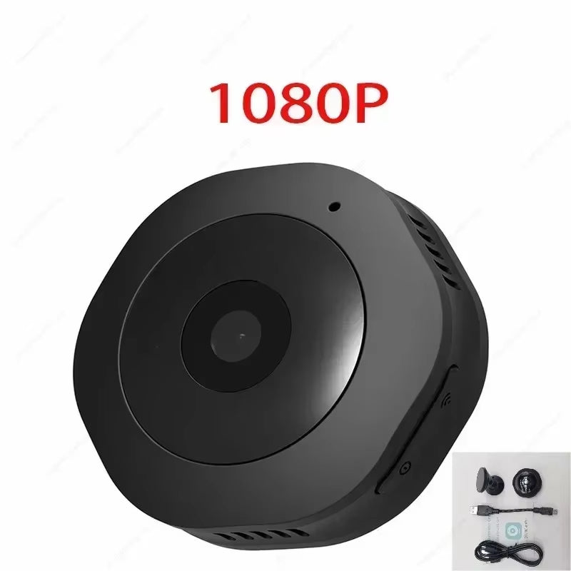 Mini 1080p WiFi Security Camera with Motion Detection and Smartphone Alerts