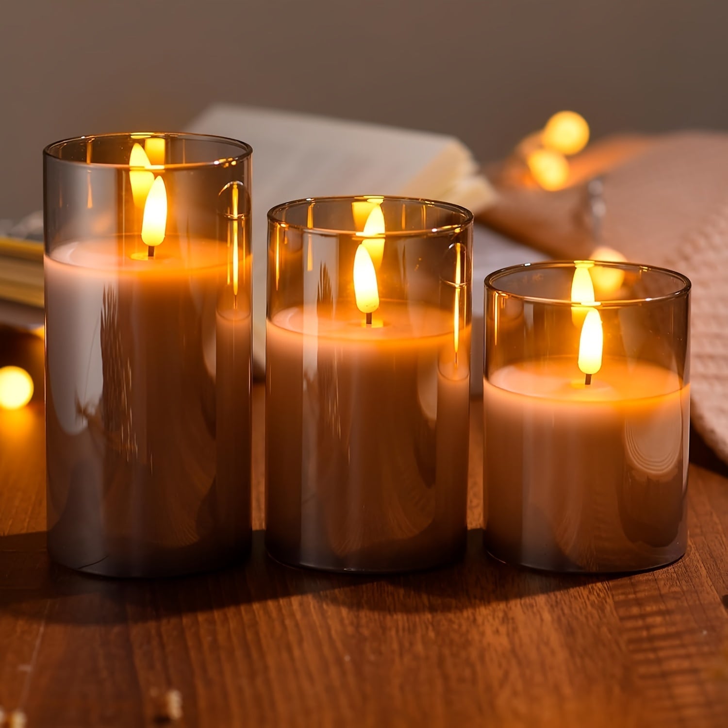 FlameFree LED Candle Set – Stylish Ambient Lighting for Indoor and Outdoor