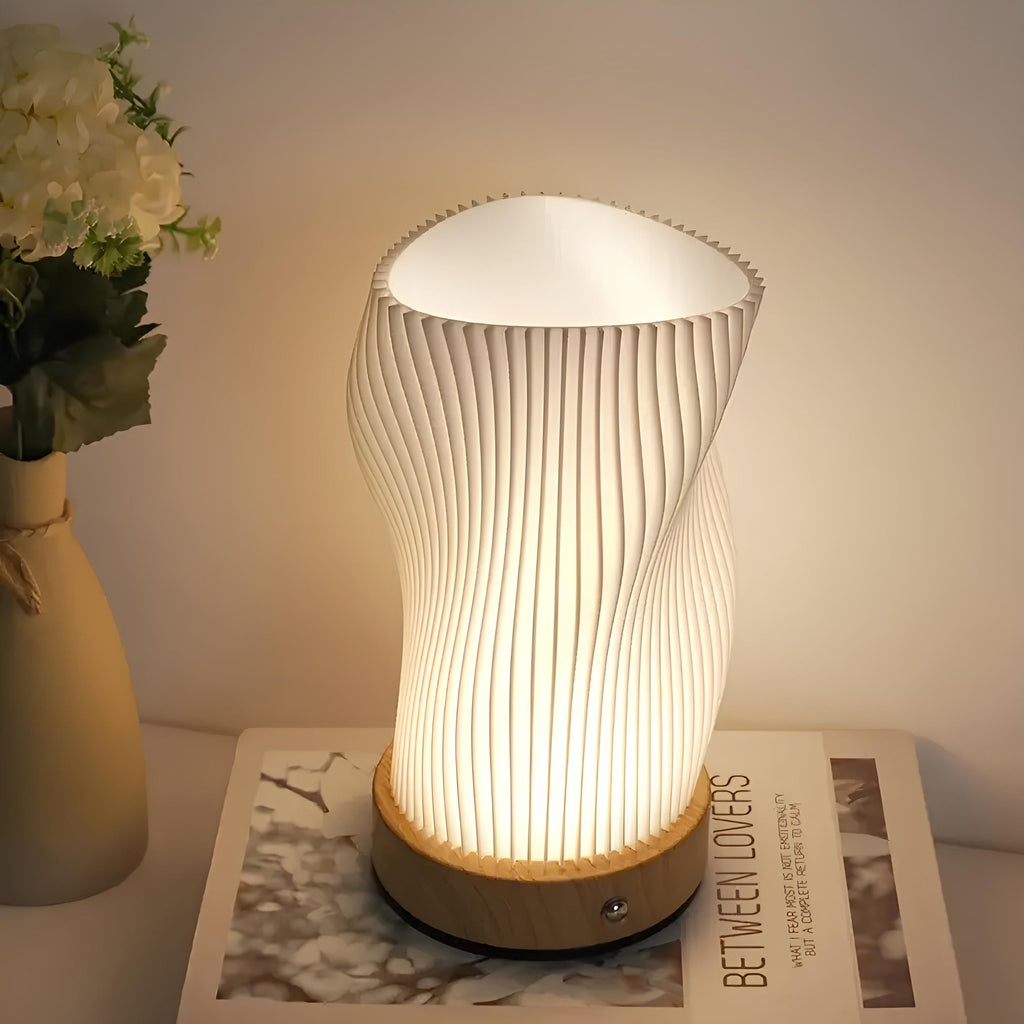 Dimmable Wavy Design Lamp Modern