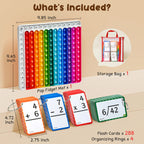 Mathematics Flashcards and Pop Fidget Chart