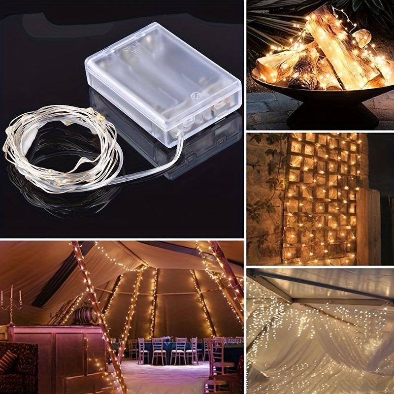 Fairy String Lights Battery Powered Warm White