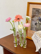 Flexible Flower Vases with Hinges | Modern Glass Tube Vase