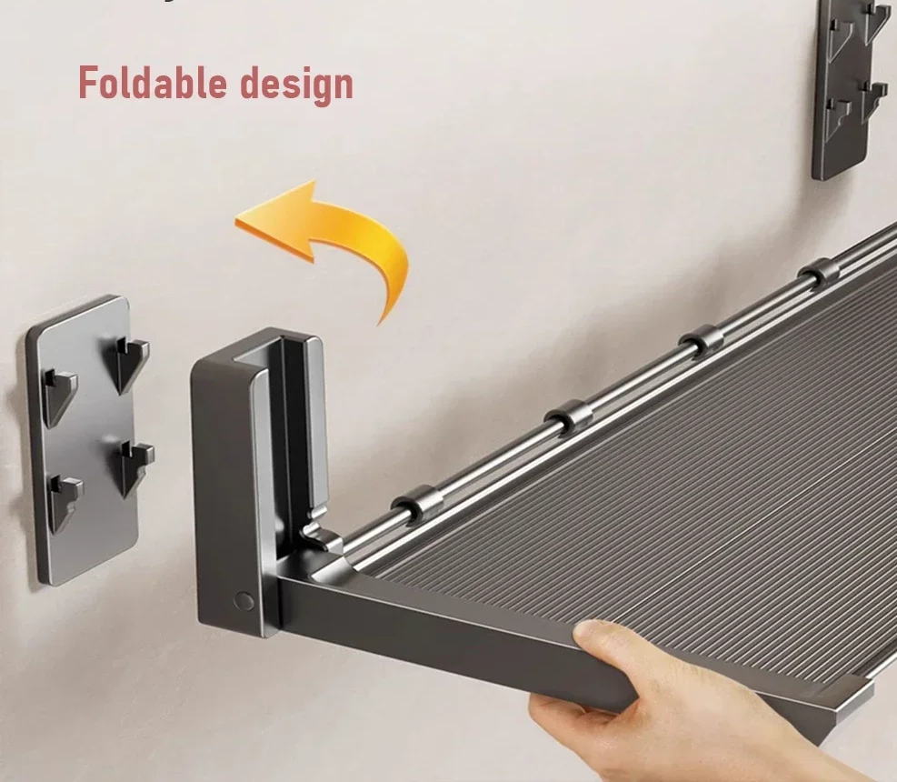 FlexiRack – Collapsible Spice Rack with Hooks