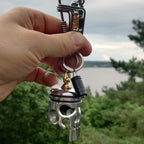 Piston art skull keychain [pendant/flashlight/bottle opener]