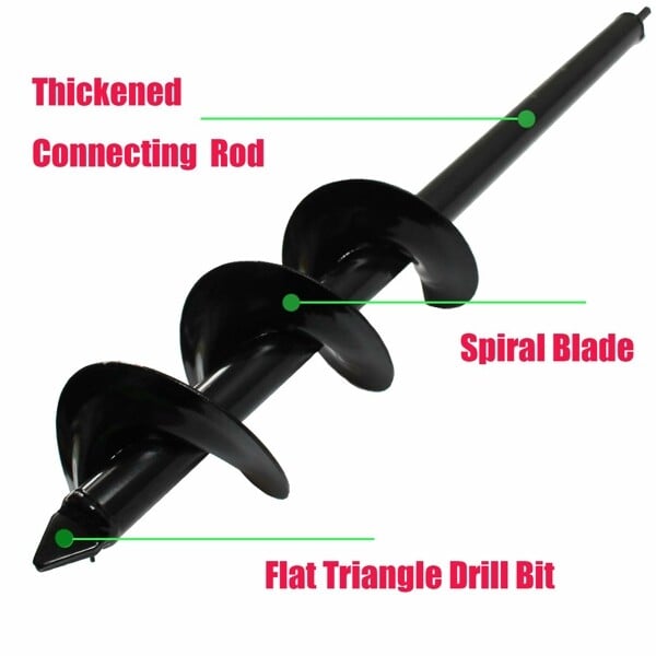 Spiral Garden Drill — High-Load Spiral Auger for Deep Planting