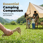 Multifunctional Camping Hammer & Tent Stake Puller