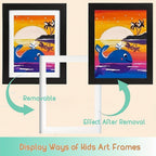 KidArtFrame – Cartoon Kids' Photo Frame with Wooden Frame